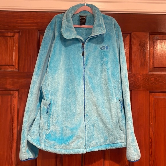 The North Face Jackets & Coats Womens North Face Fleece Xxl In Blue Poshmark
